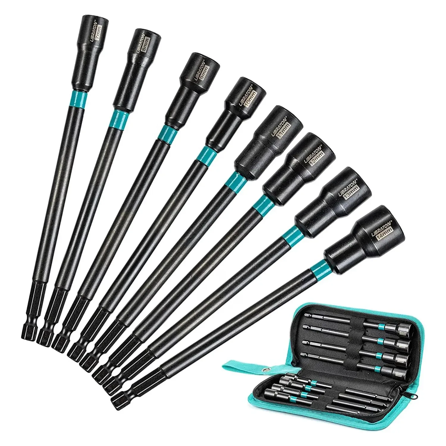 Conjunto Libraton com 8 drivers de porca magnéticos