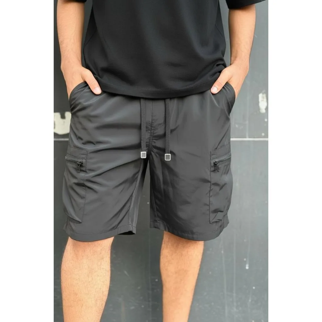 Bermuda masculina cargo de tactel