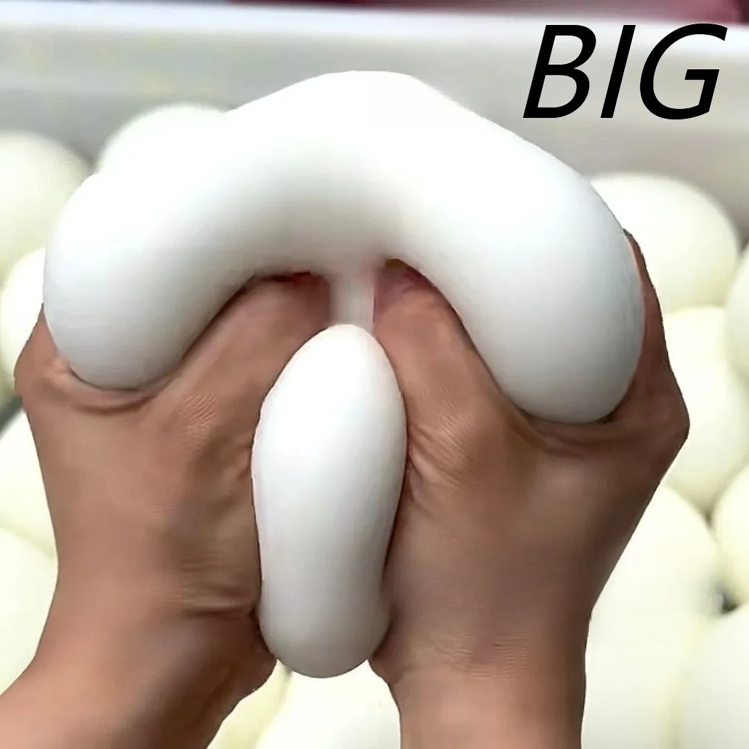 Bola sensorial antiestresse em formato de pão