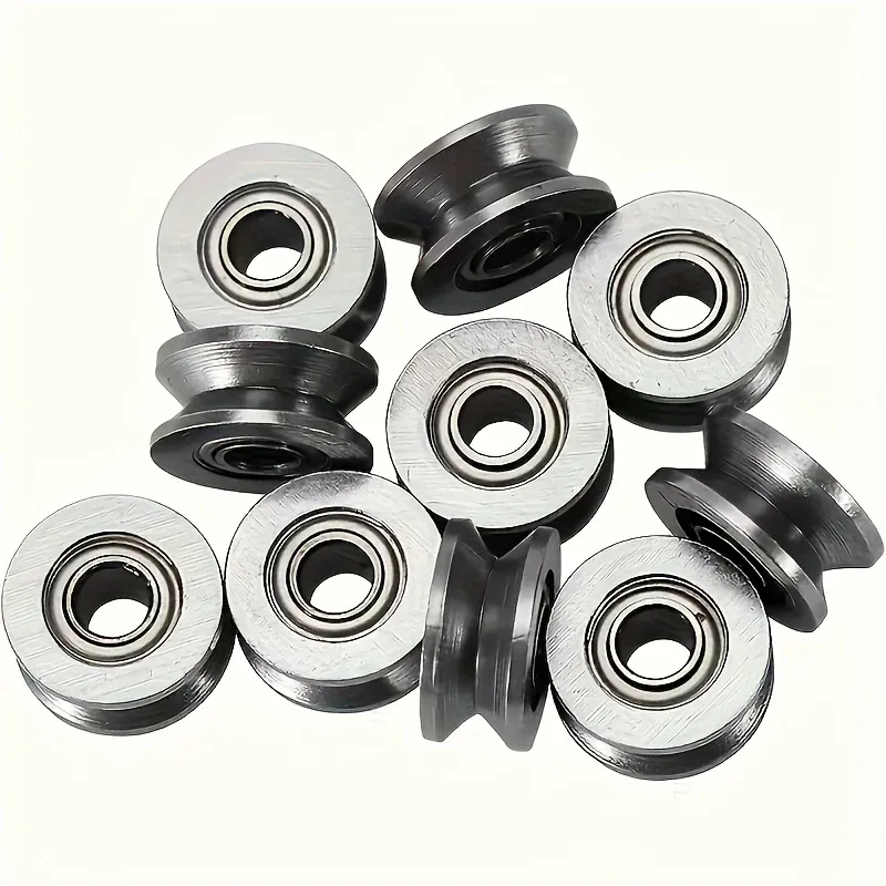Rodas de rolamento em aço carbono V624ZZ para trilho linear