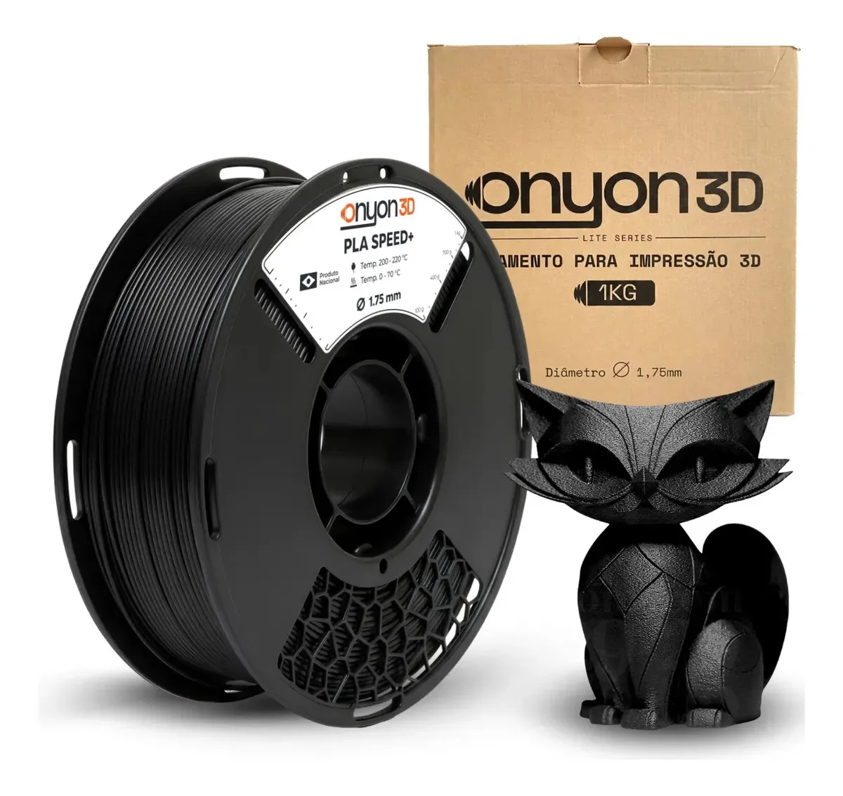 Filamento PLA Plus de 1 kg para impressão 3D