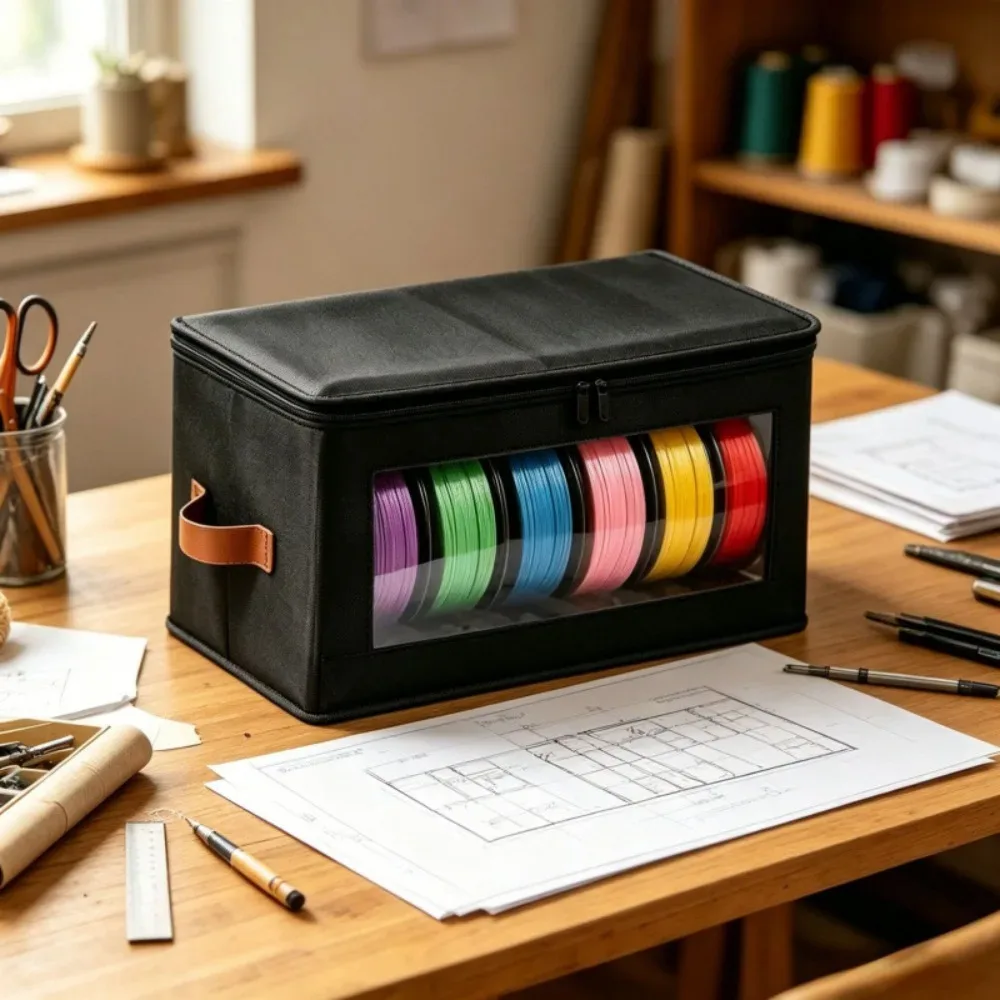 Bolsa organizadora para filamento de impressora 3D