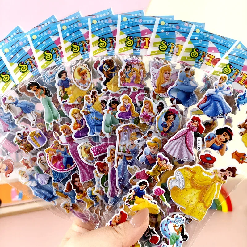 Adesivos 3D de Branca de Neve impermeáveis