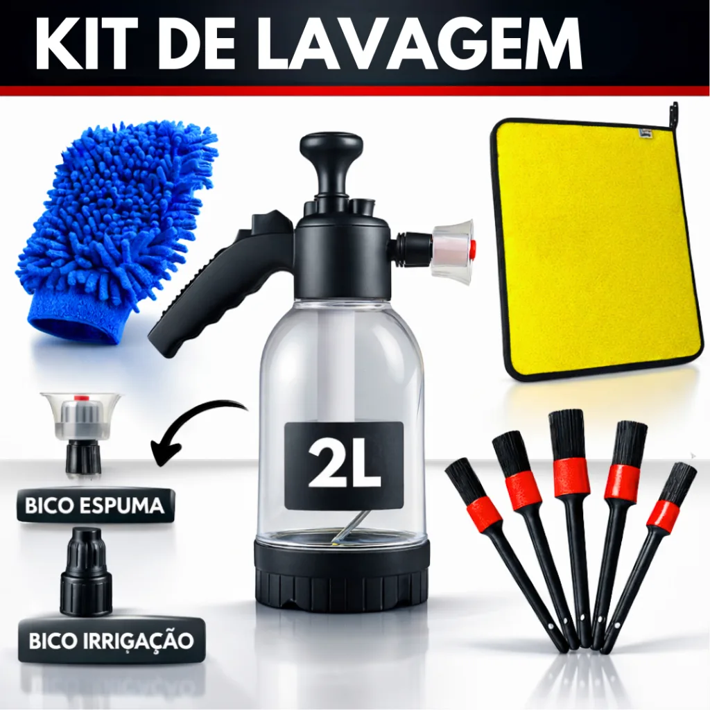Acessórios para Lavagem Automotiva, Pincéis e Variados para Limpeza de Carro e Moto
