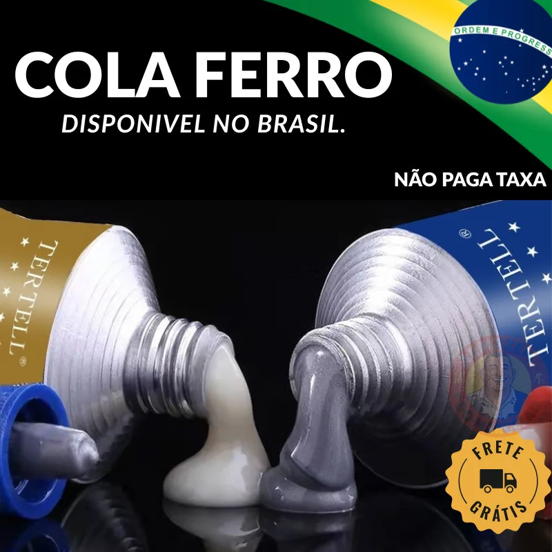 Cola adesiva para metal de secagem rápida