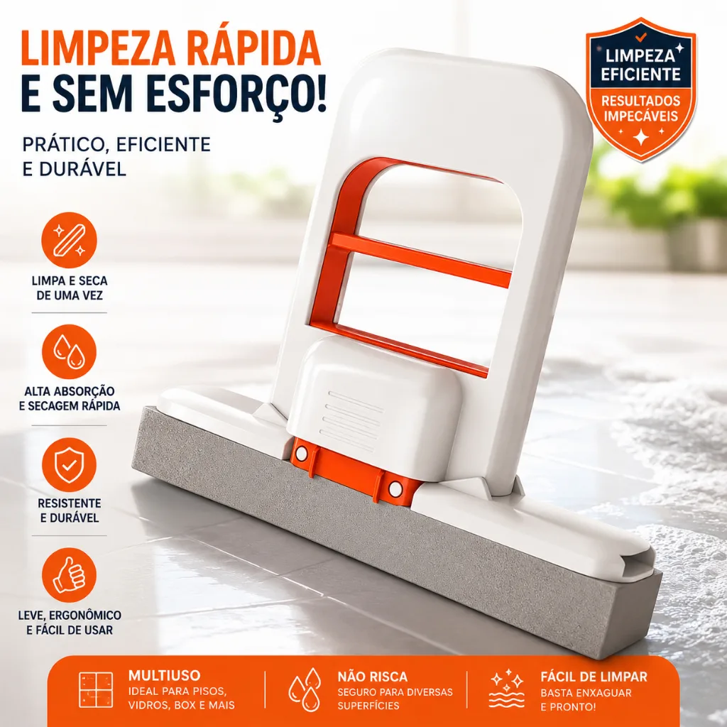 Mini Rodo Esfregão Absorvente Portátil Limpeza Multifuncional Mop de Mesa