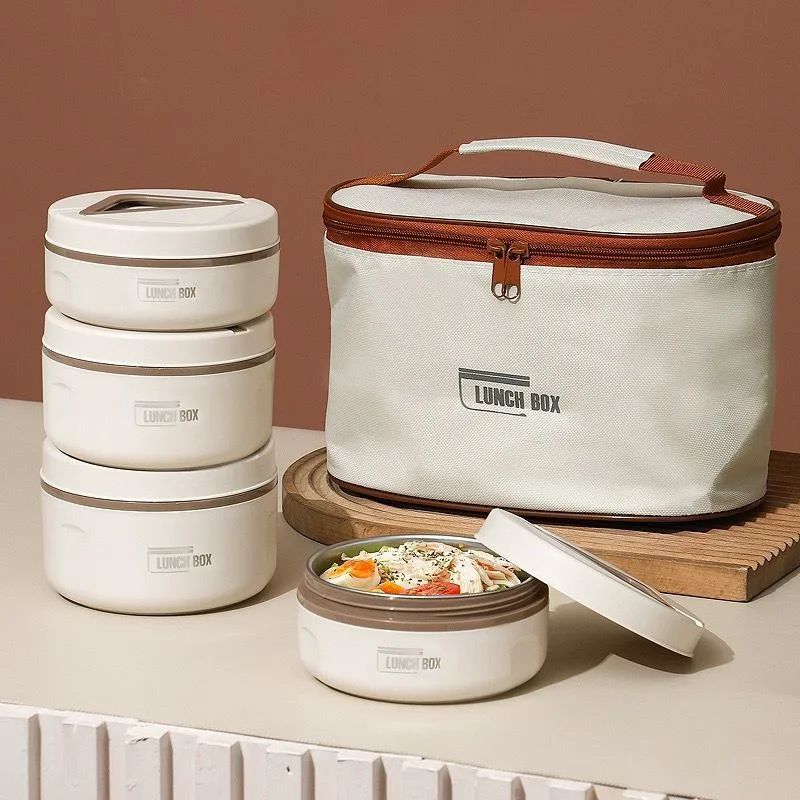 Kit com 4 lancheiras térmicas