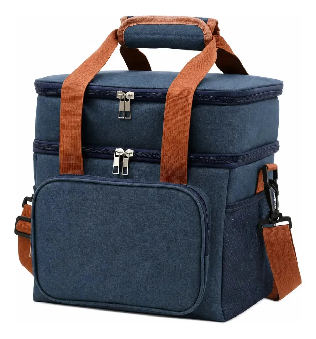 Bolsa térmica lancheira de 13,5 litros azul