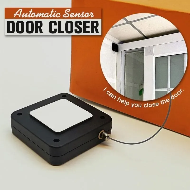 Fechador automático preto para porta