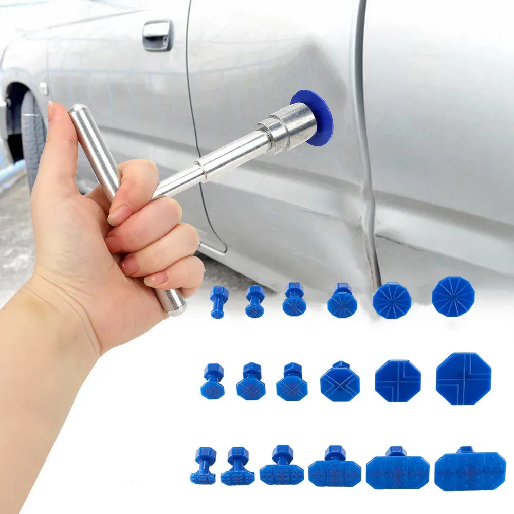 Extrator de amassados automotivo com kit de reparo