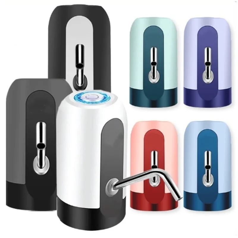 Verde/Roxo/Branco Bomba Elétrica De Galão Universal Com Carregamento USB Para Galão Garrafão De Água