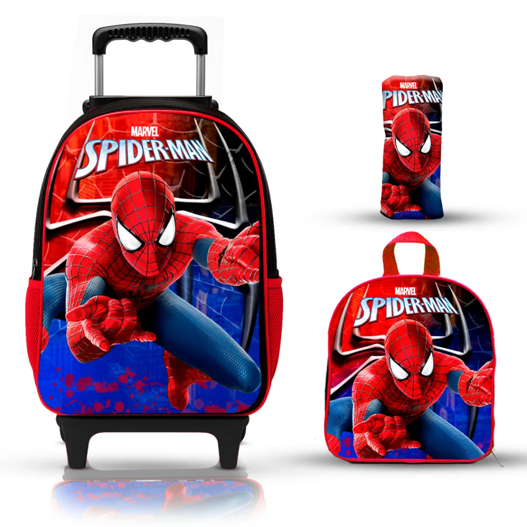 Mochila escolar infantil com rodinhas