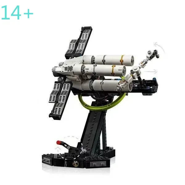 Conjunto de blocos MOC com 830 peças aeroespaciais