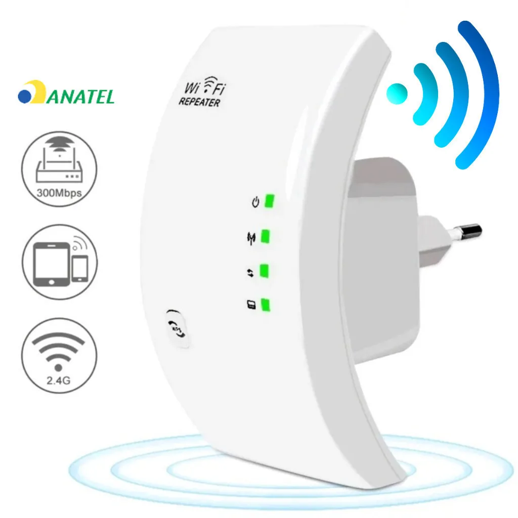 Repetidor de sinal Wi-Fi de 600 Mbps